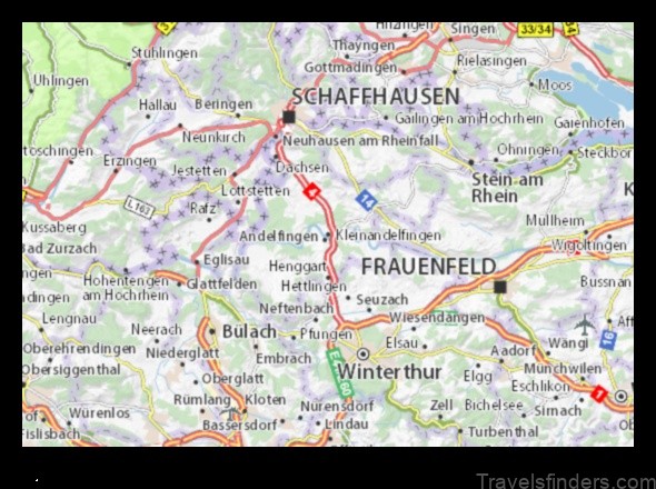 Map of Kleinandelfingen Switzerland