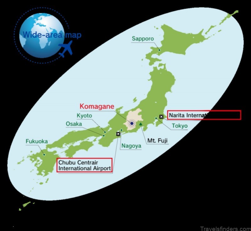 komagane a city on the map