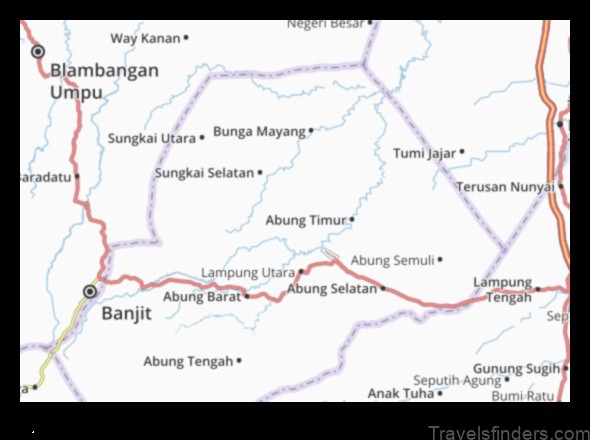 Map of Kotabumi Indonesia