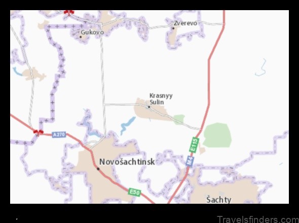 krasnyy sulin russia map a guide to the city