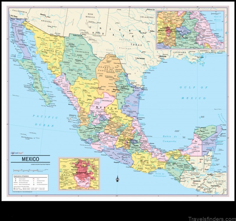 Map of La Cerquilla Mexico