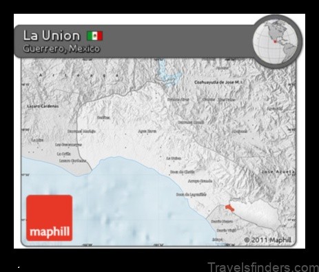 Map of La Unión Mexico