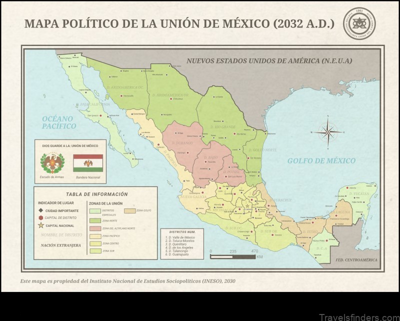 Map of La Unión Mexico