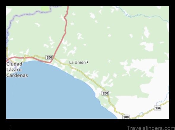 Map of La Unión Mexico