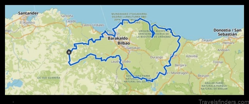 Map of Lanestosa Spain