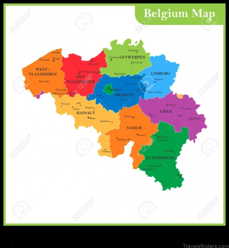 Map of Leuze Belgium