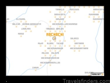 Map of Machachi Ecuador