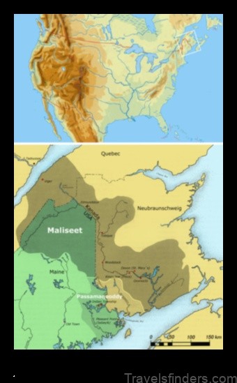 Map of Madawaska United States