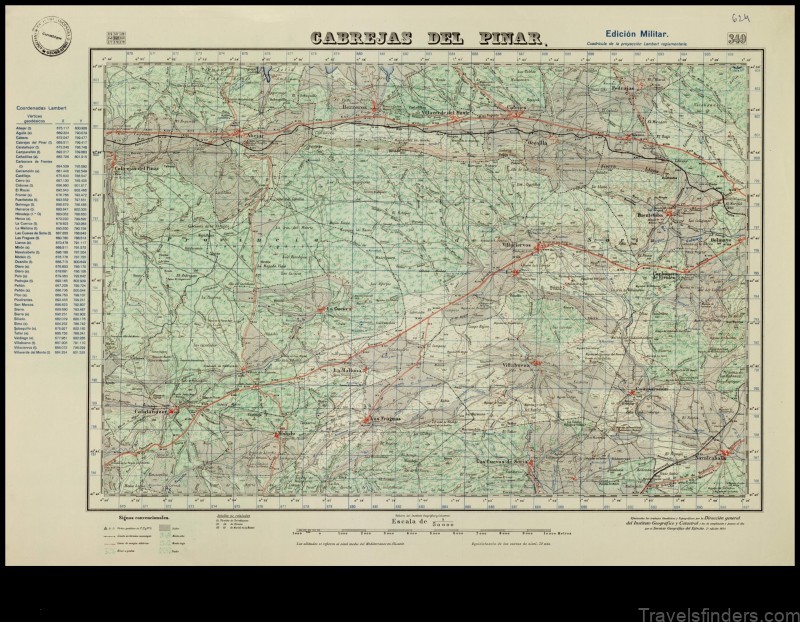 map of cabrejas del pinar spain