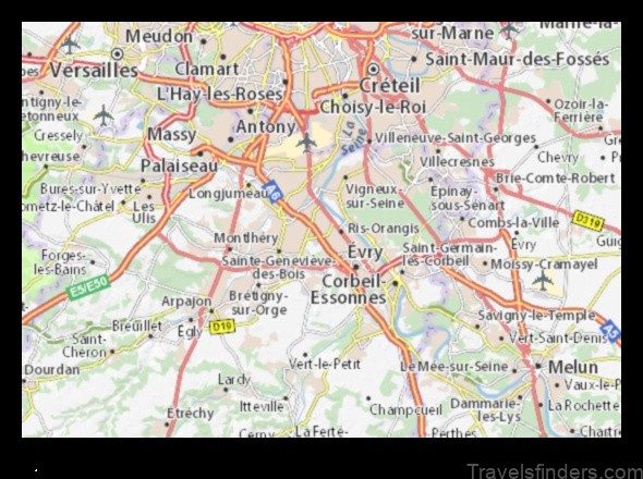 Map of Grigny France