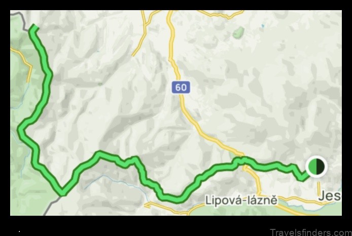 Map of Jeseník Czech Republic