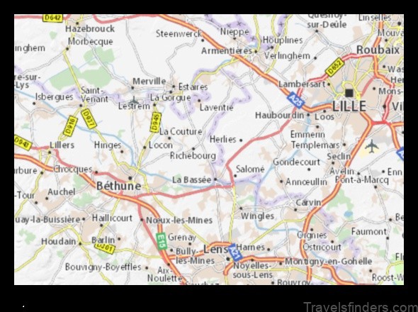 Map of Lorgies France