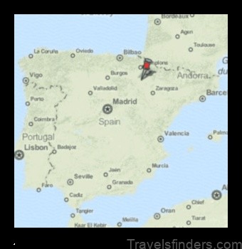 Map of Marcilla Spain