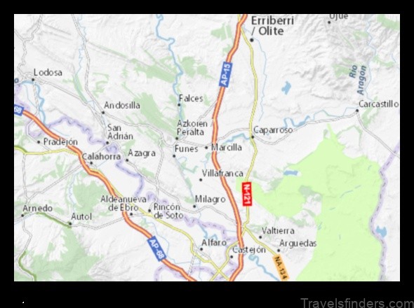 map of marcilla spain