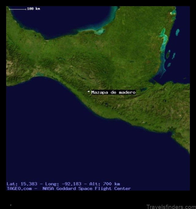 Map of Mazapa Mexico
