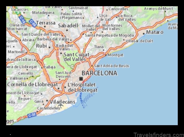 map of sant adria de besos