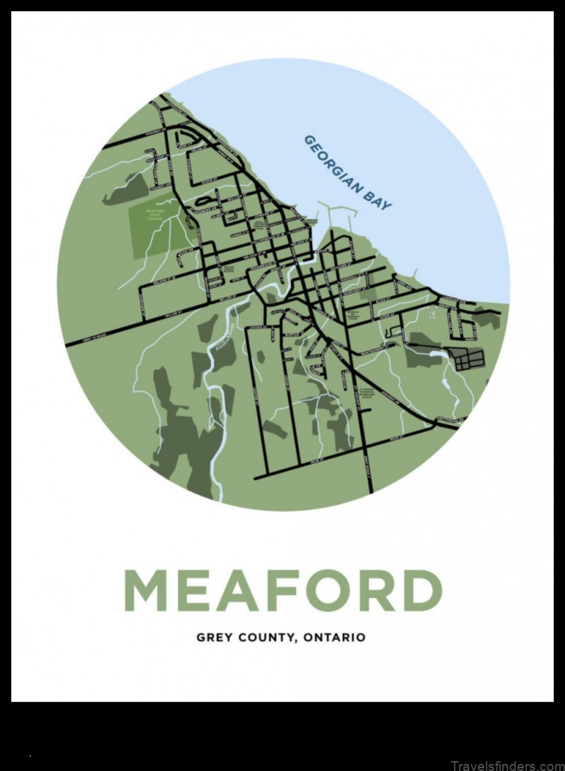 meaford ontario a town on the map