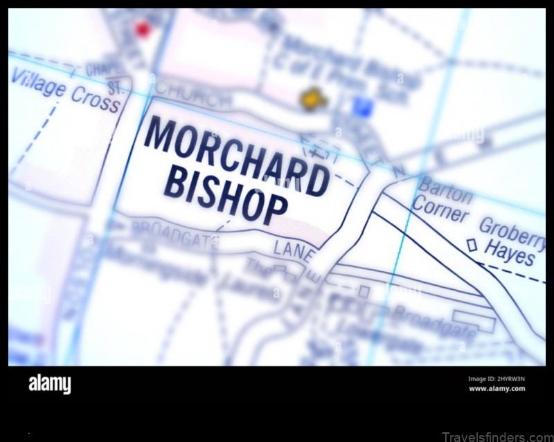 Map of Morchard Bishop United Kingdom