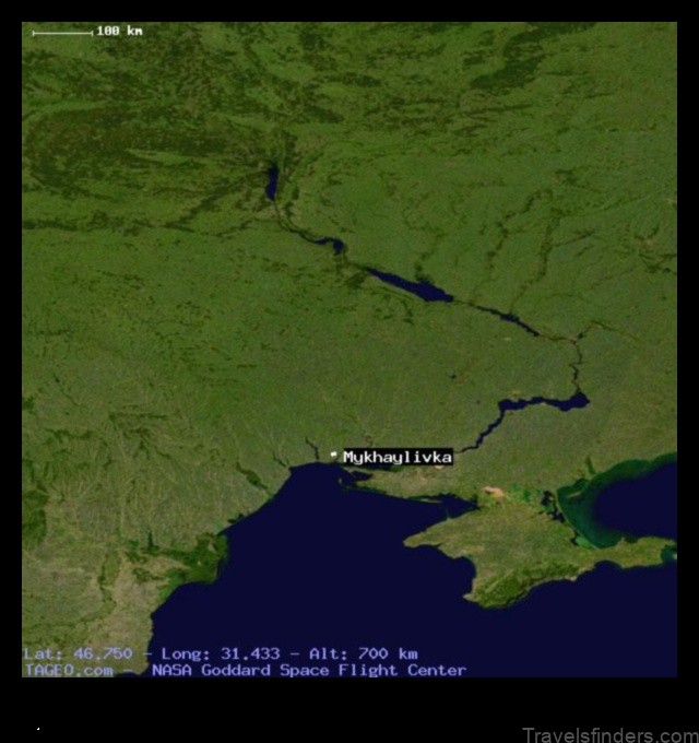 Map of Mykhaylivka Ukraine