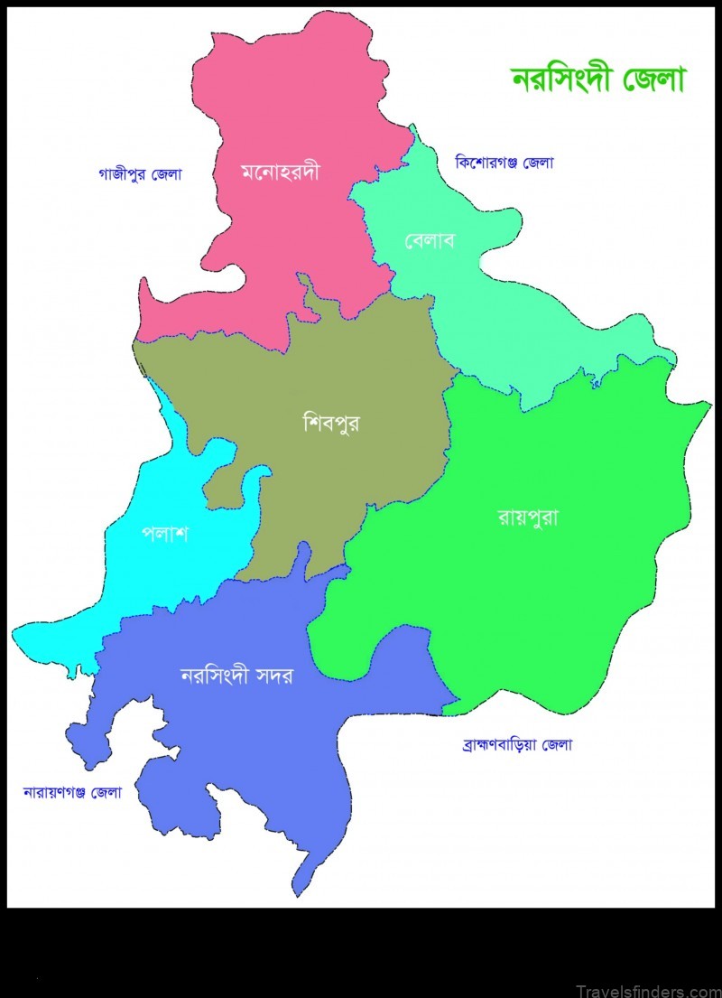 Map of Narsingdi Bangladesh