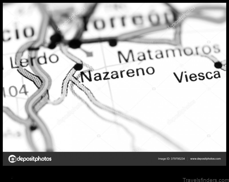 Map of Nazareno Mexico