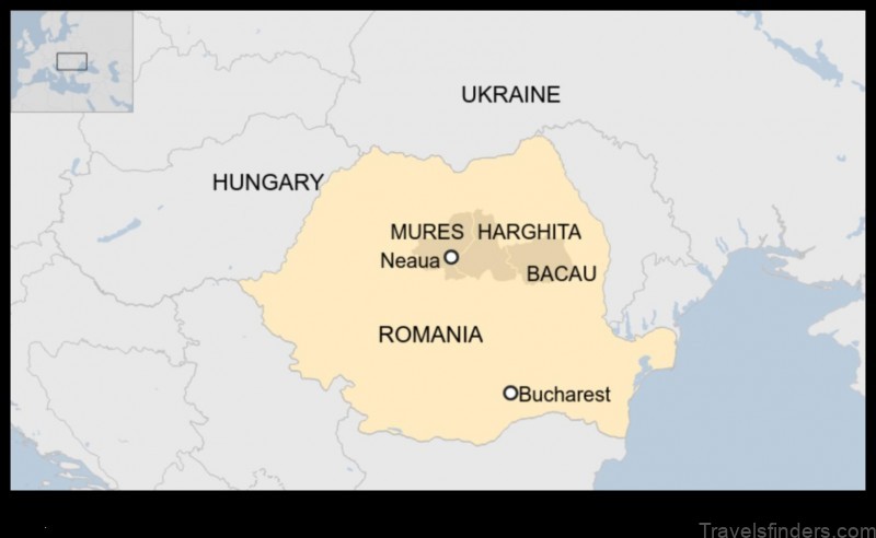 Map of Neaua Romania