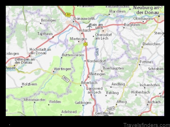 nordendorf germany a detailed map
