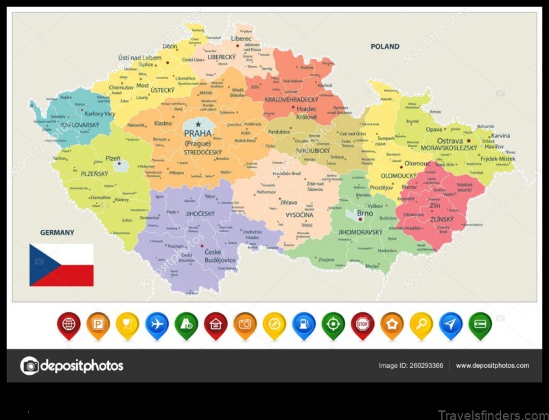 Map of Odry Czech Republic