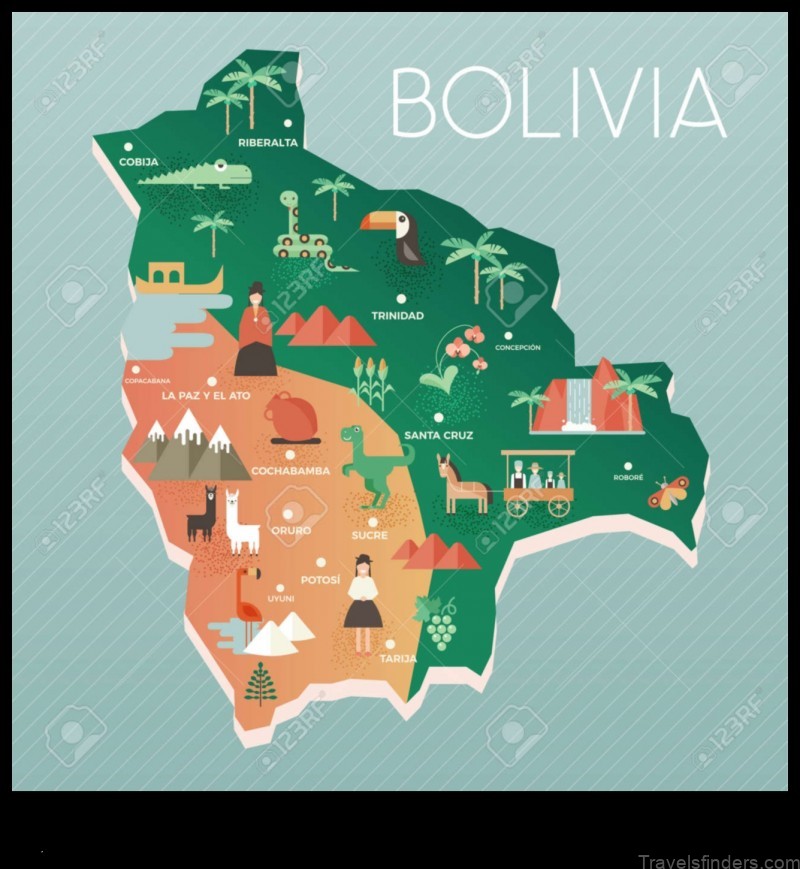 oruro bolivia a map of its cultural and natural landmarks