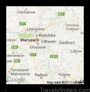 Map of Otwock Poland