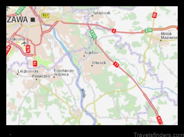 Map of Otwock Poland