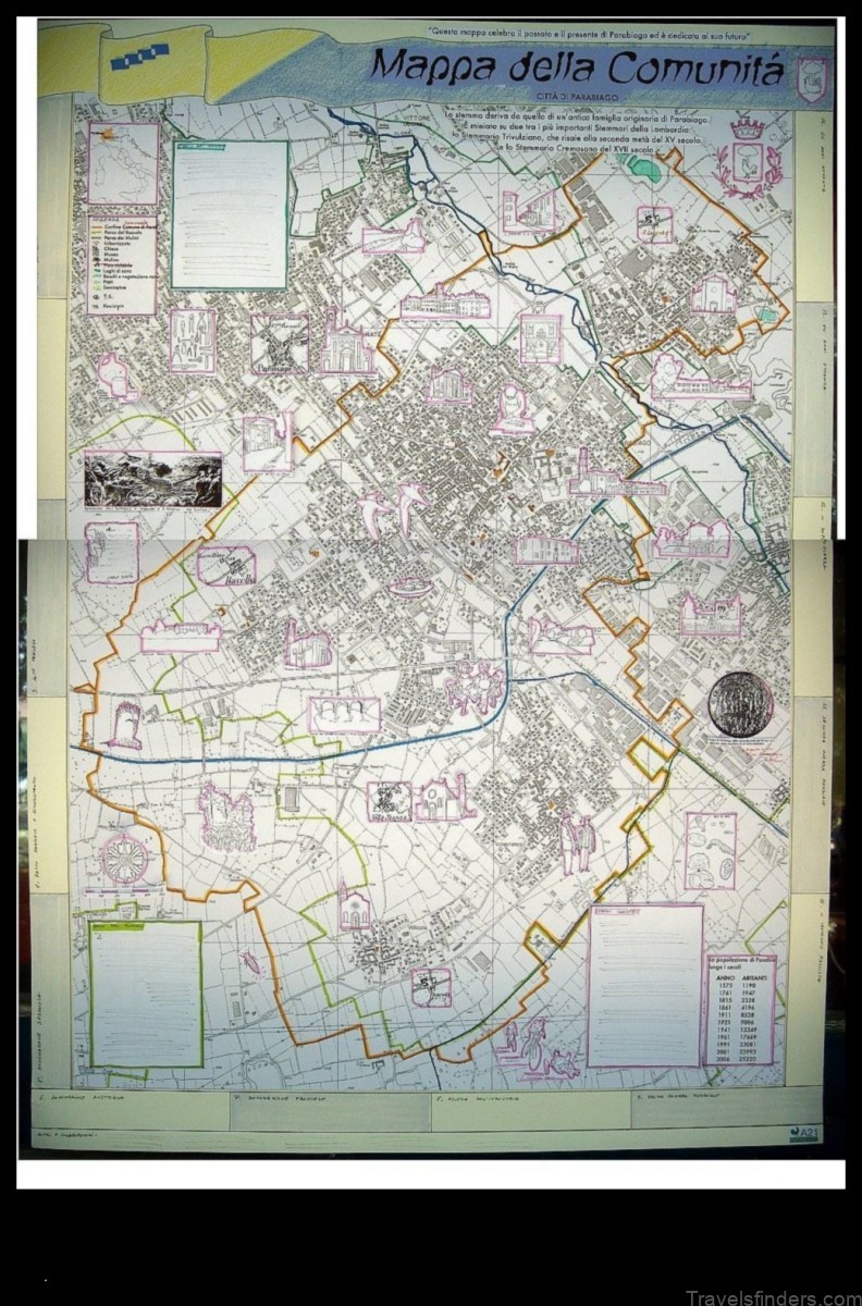 Map of Parabiago Italy