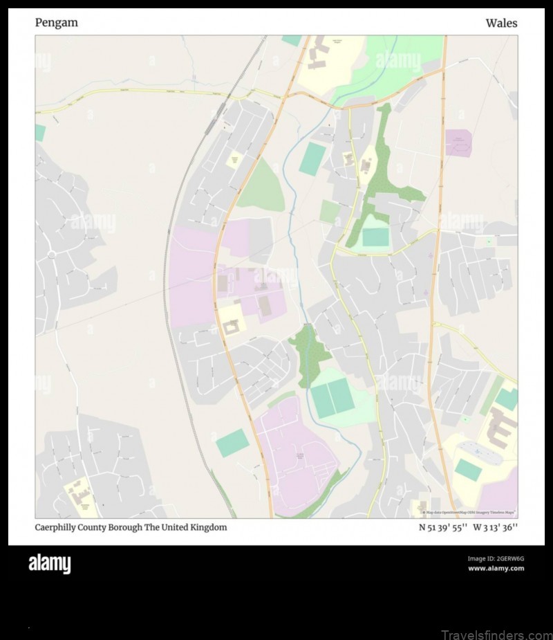 pengam uk explore the town with this map