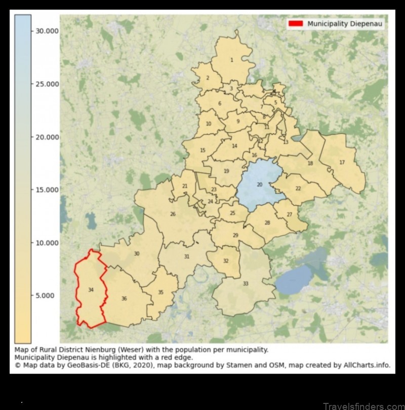 pennigsehl germany a map of the town