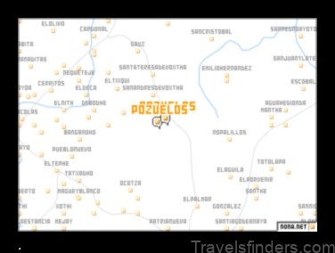 Map of Pozuelos Mexico