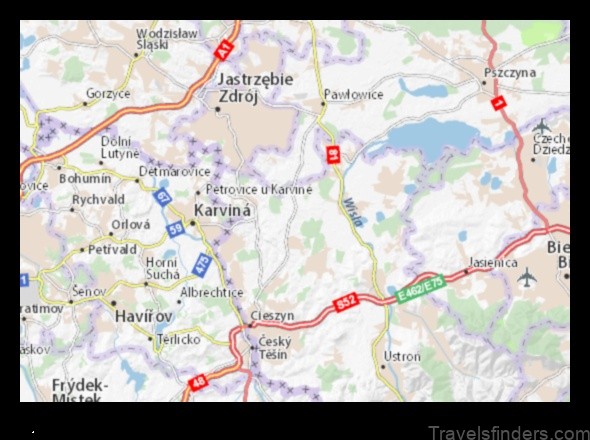 pruchna poland a detailed map