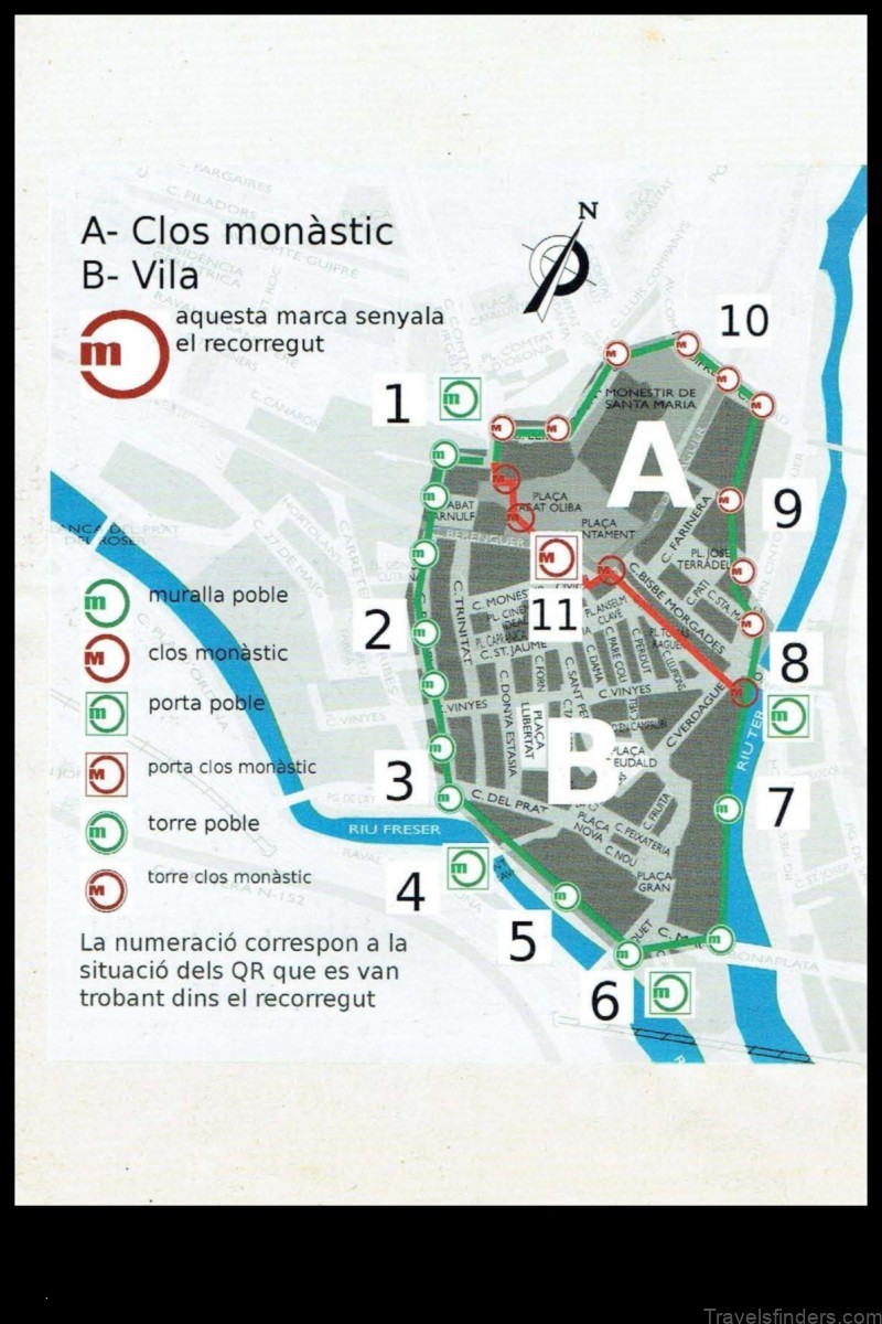 ripoll map a guide to the catalan town