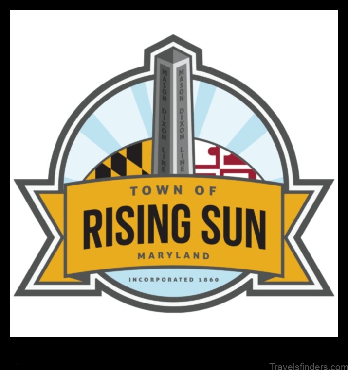 Map of Rising Sun-Lebanon United States