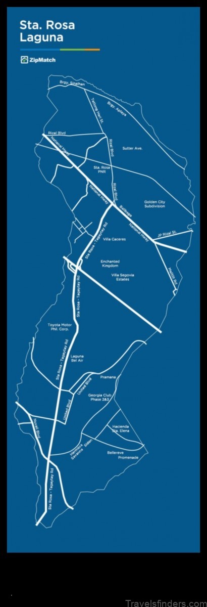 santa rosa philippines map a guide to the city 2
