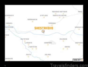 shestakovo a map of the town 1
