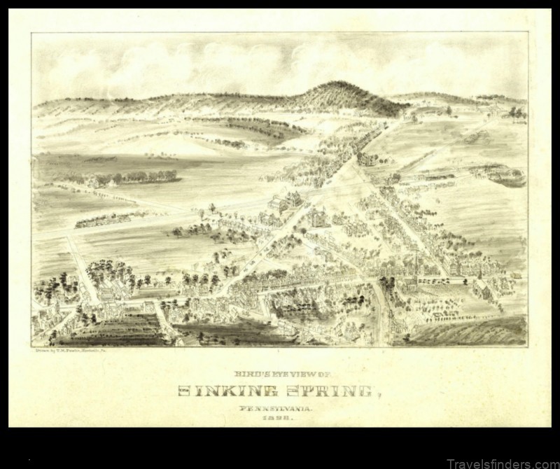sinking spring a map of a vanishing town