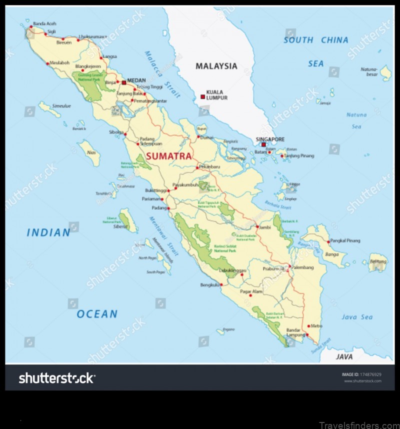 Map of Sipirok Indonesia