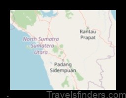 Map of Sipirok Indonesia