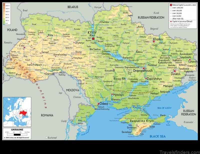 Map of Solnechnogorskoye Ukraine