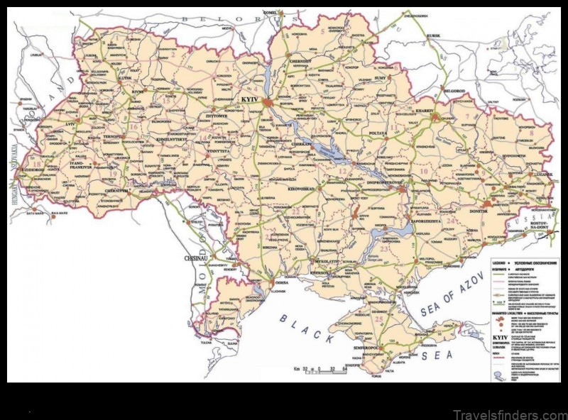 Map of Solnechnogorskoye Ukraine