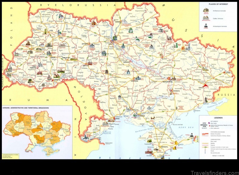 solnechnogorskoye ukraine a detailed map