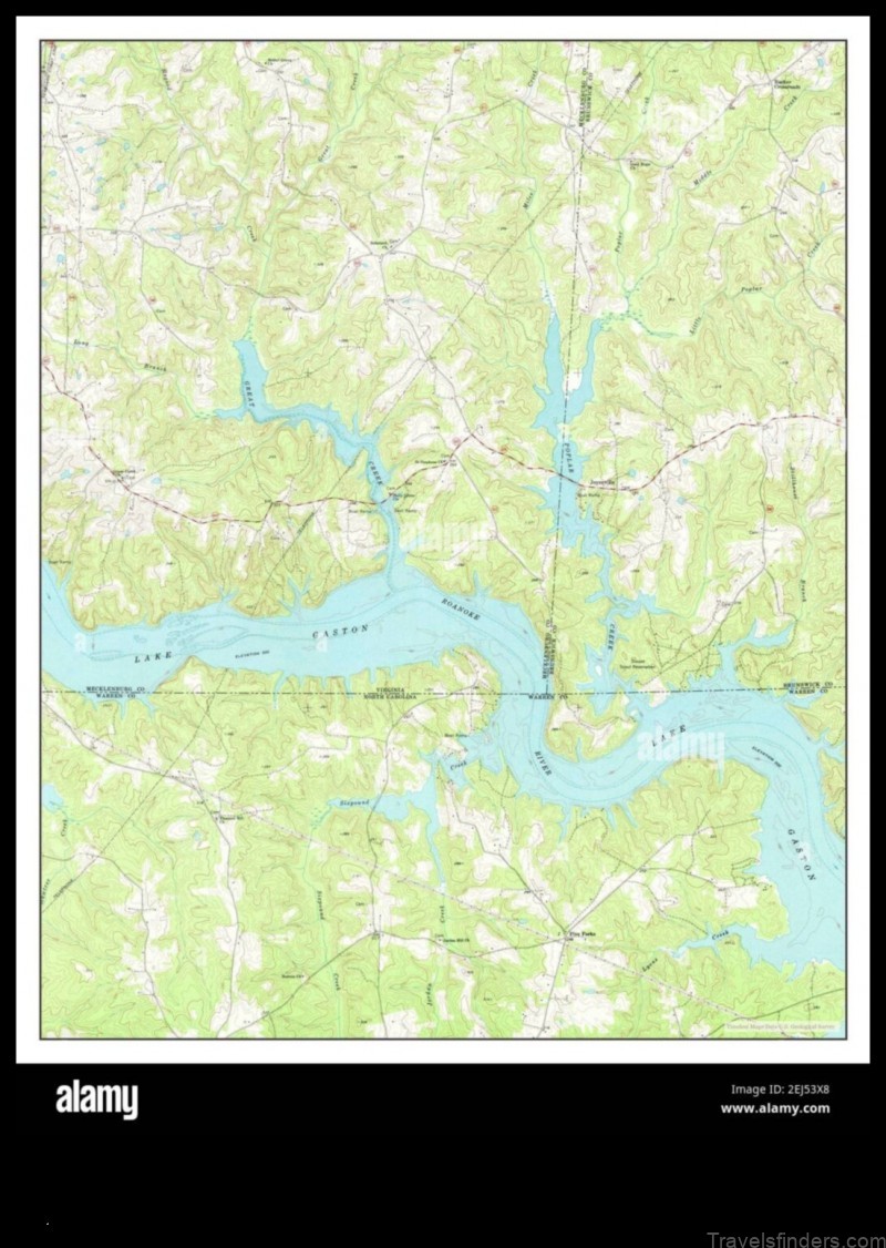 south hill united states a detailed map
