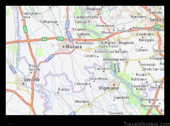 sozzago italy map a guide to the town