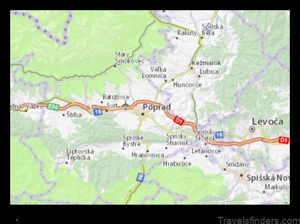 spiaska sobota a map of the city 2