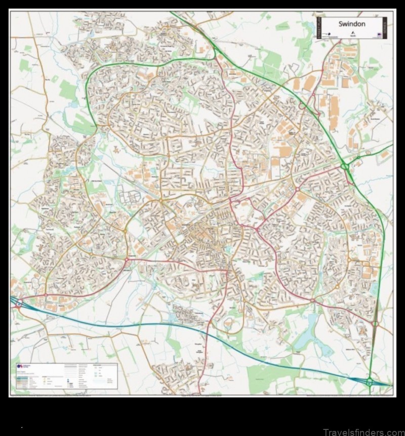 swindon a city map